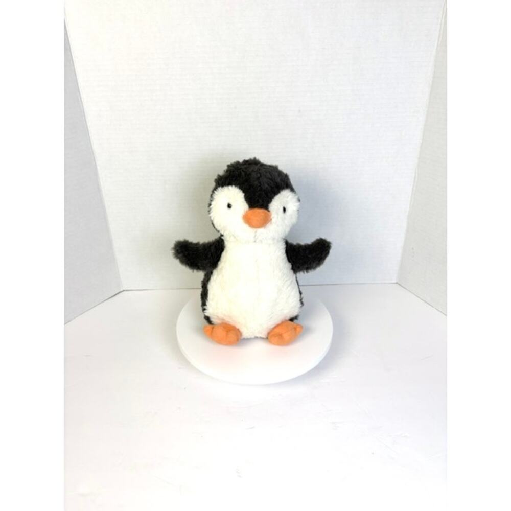 Jellycat Peanut Penguin Plush Medium 9" Authentic Stuffed Animal Toy Grey White - Picture 2 of 13